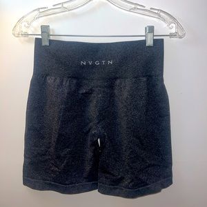 Medium Nvgtn Seamless Spandex Shorts in Black